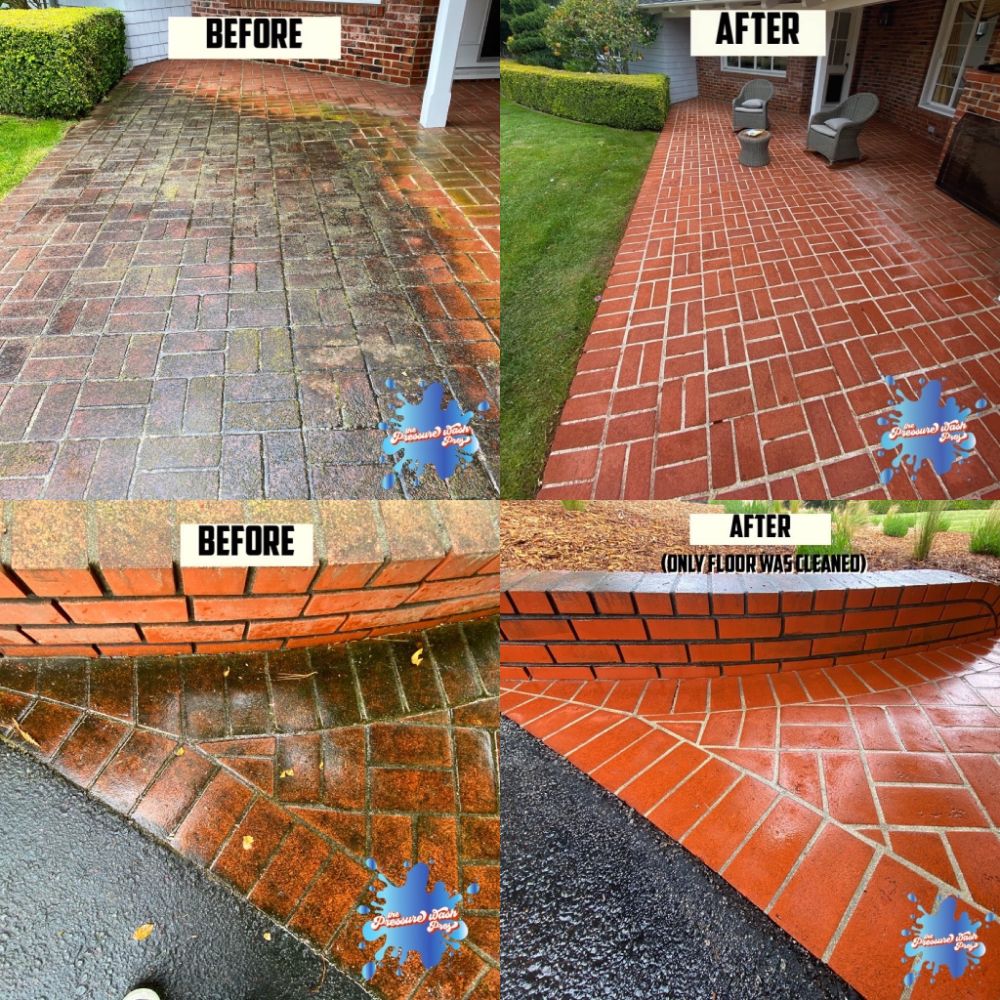 Brick Cleaning on Via Mar Monte, Carmel-By-The-Sea